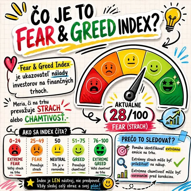 Príspevok na Instagrame: Čo je to Fear & Greed index?